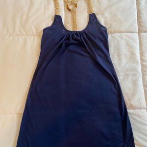 Lagaci Womens Racer back Rope Dress or Beach Coverup VGUC